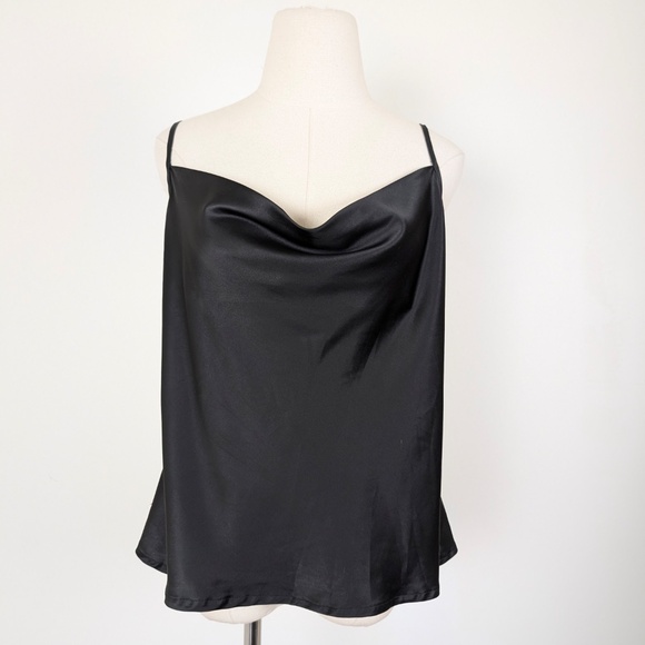 Free with Purchase Blush Mark Cowl Neck Camisole Tank Straps Satin Shiny Soft - Picture 6 of 8